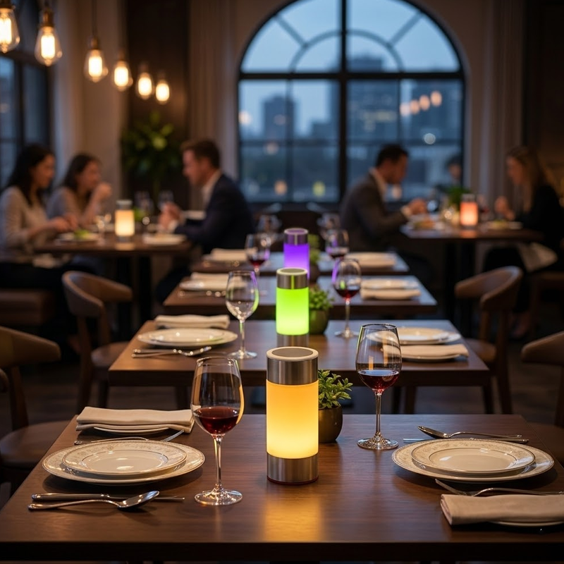 FlipCall Lamp Harmonizing Across Fine Dining Tables